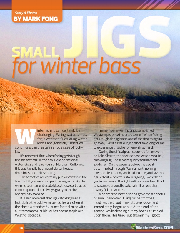 Fishing small jigs on lakes in winter